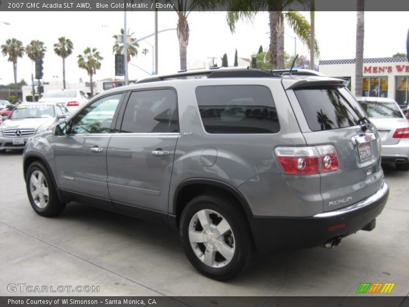 Blue Gold Metallic / Ebony 2007 GMC Acadia SLT AWD