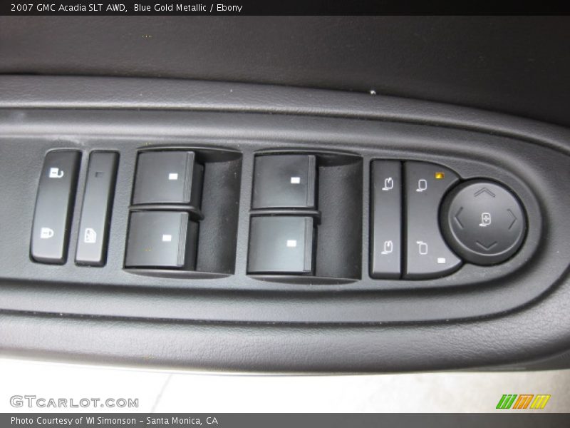 Blue Gold Metallic / Ebony 2007 GMC Acadia SLT AWD