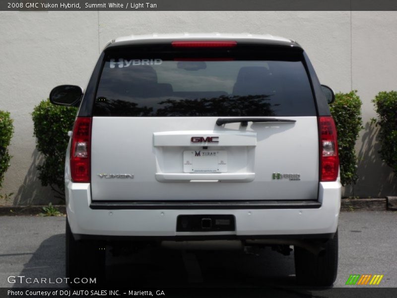 Summit White / Light Tan 2008 GMC Yukon Hybrid