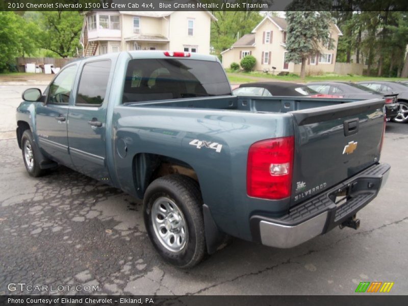 Blue Granite Metallic / Dark Titanium 2010 Chevrolet Silverado 1500 LS Crew Cab 4x4