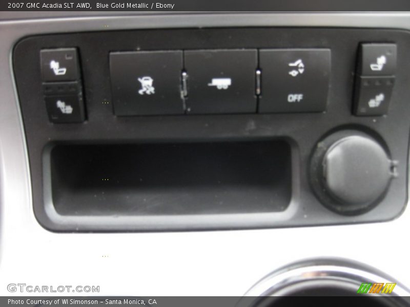 Blue Gold Metallic / Ebony 2007 GMC Acadia SLT AWD
