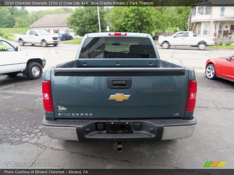 Blue Granite Metallic / Dark Titanium 2010 Chevrolet Silverado 1500 LS Crew Cab 4x4