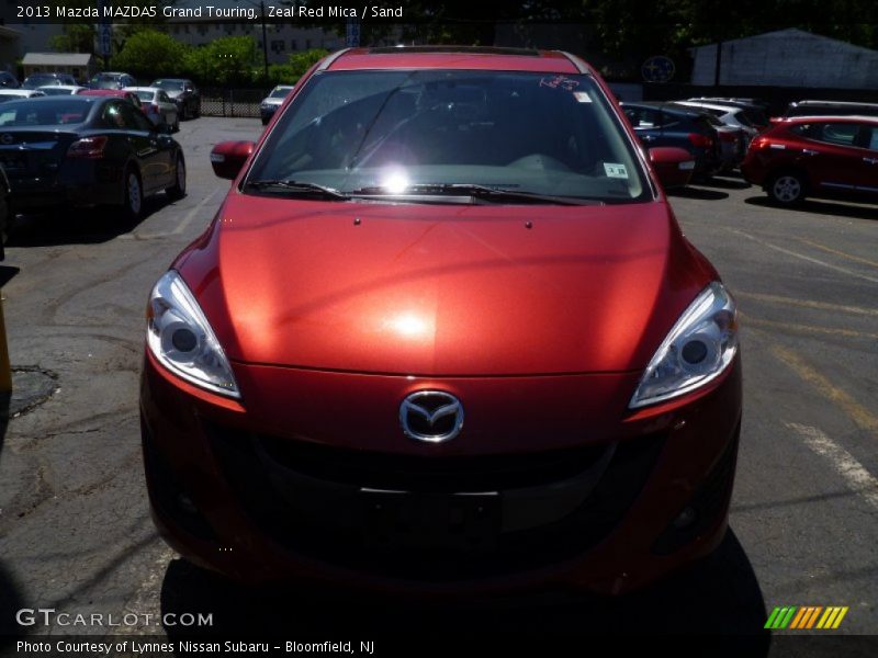 Zeal Red Mica / Sand 2013 Mazda MAZDA5 Grand Touring