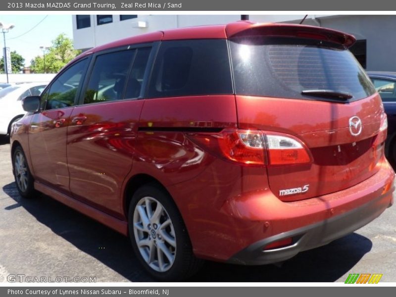 Zeal Red Mica / Sand 2013 Mazda MAZDA5 Grand Touring
