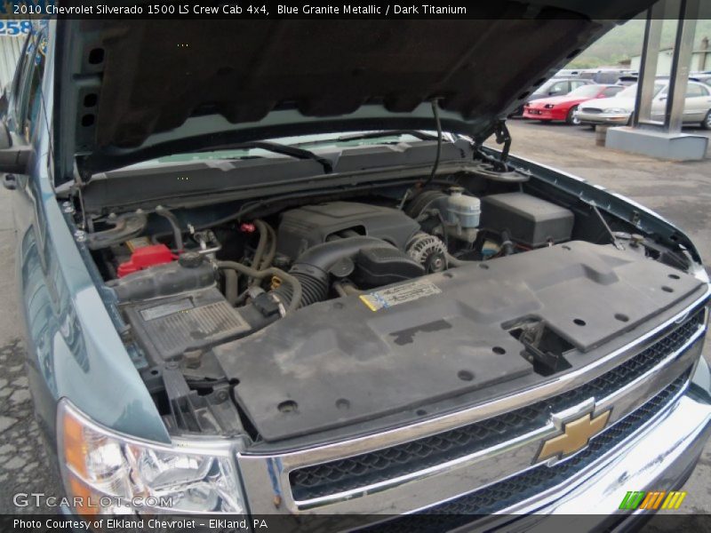Blue Granite Metallic / Dark Titanium 2010 Chevrolet Silverado 1500 LS Crew Cab 4x4