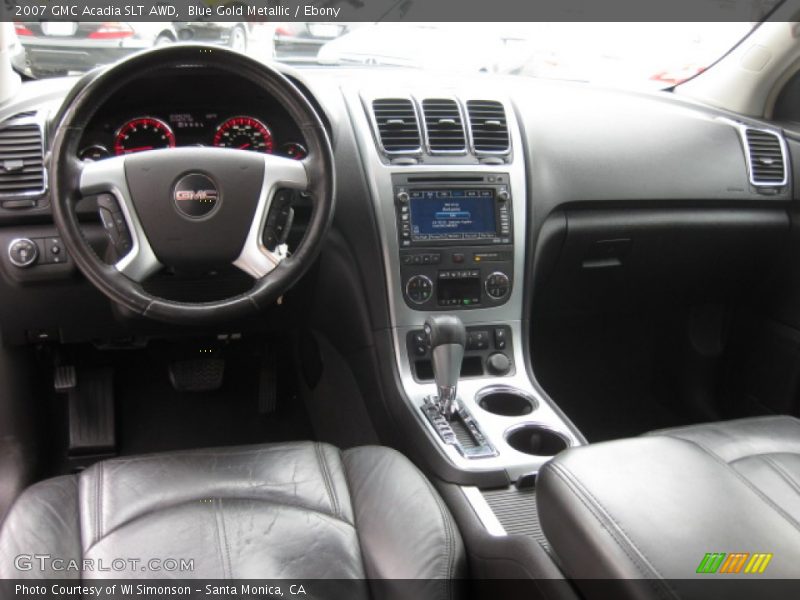 Blue Gold Metallic / Ebony 2007 GMC Acadia SLT AWD