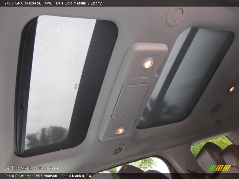Blue Gold Metallic / Ebony 2007 GMC Acadia SLT AWD