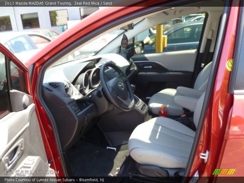 Zeal Red Mica / Sand 2013 Mazda MAZDA5 Grand Touring