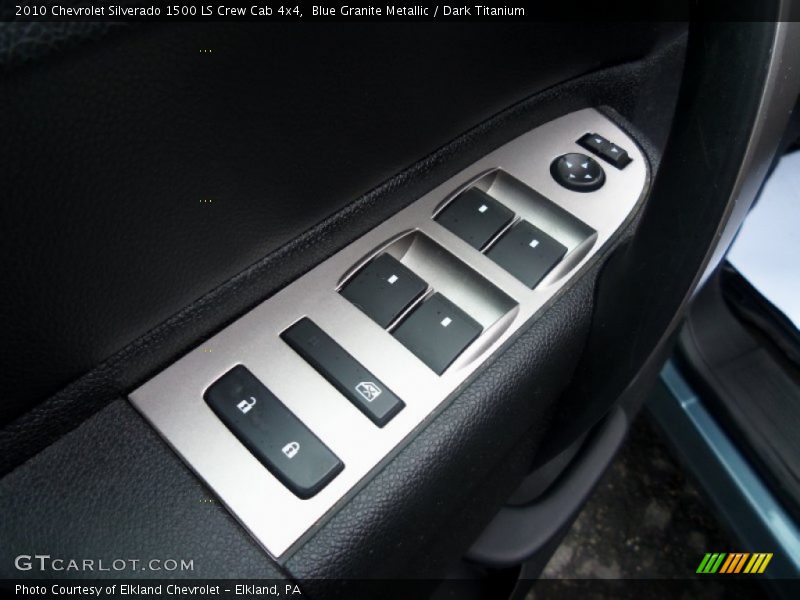 Blue Granite Metallic / Dark Titanium 2010 Chevrolet Silverado 1500 LS Crew Cab 4x4
