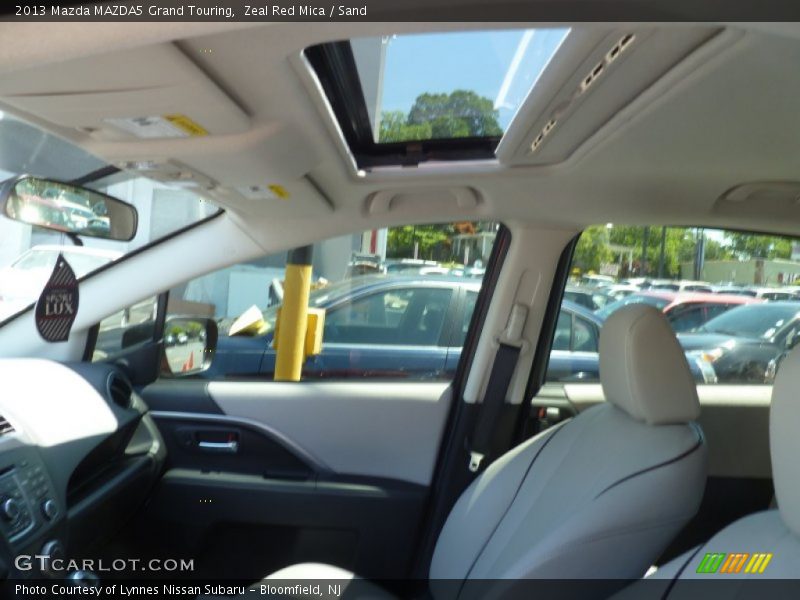 Zeal Red Mica / Sand 2013 Mazda MAZDA5 Grand Touring