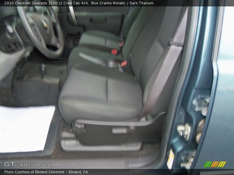 Blue Granite Metallic / Dark Titanium 2010 Chevrolet Silverado 1500 LS Crew Cab 4x4