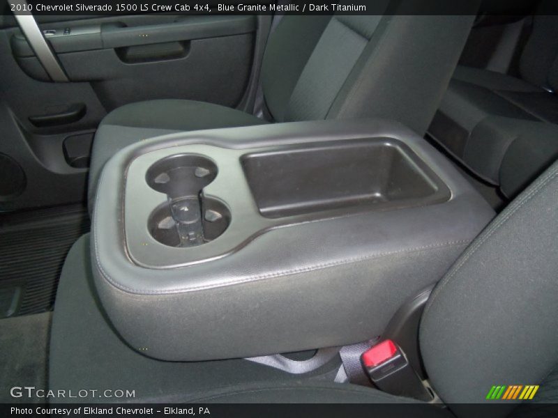 Blue Granite Metallic / Dark Titanium 2010 Chevrolet Silverado 1500 LS Crew Cab 4x4