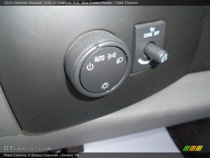 Blue Granite Metallic / Dark Titanium 2010 Chevrolet Silverado 1500 LS Crew Cab 4x4