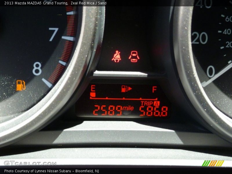 Zeal Red Mica / Sand 2013 Mazda MAZDA5 Grand Touring