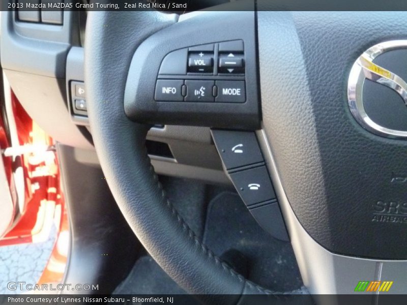 Zeal Red Mica / Sand 2013 Mazda MAZDA5 Grand Touring