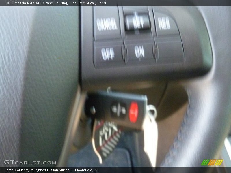 Zeal Red Mica / Sand 2013 Mazda MAZDA5 Grand Touring