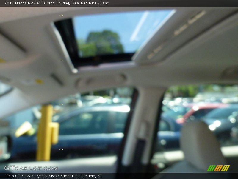 Zeal Red Mica / Sand 2013 Mazda MAZDA5 Grand Touring
