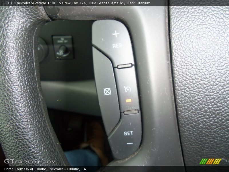 Blue Granite Metallic / Dark Titanium 2010 Chevrolet Silverado 1500 LS Crew Cab 4x4
