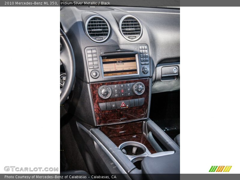 Iridium Silver Metallic / Black 2010 Mercedes-Benz ML 350