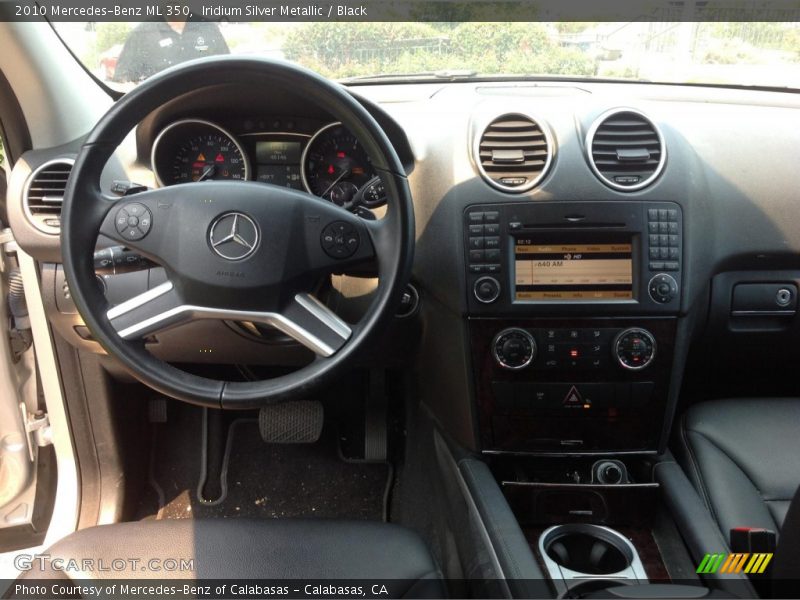 Iridium Silver Metallic / Black 2010 Mercedes-Benz ML 350