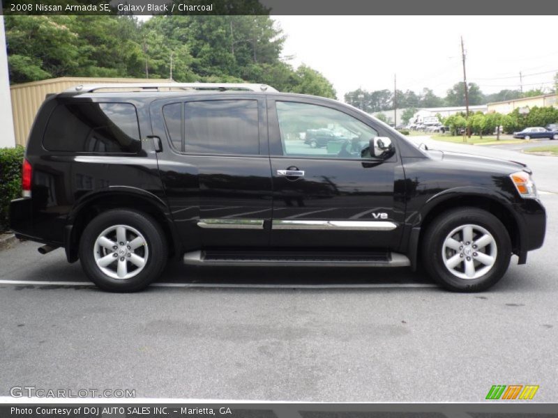 Galaxy Black / Charcoal 2008 Nissan Armada SE