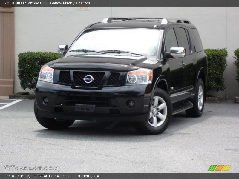 Galaxy Black / Charcoal 2008 Nissan Armada SE