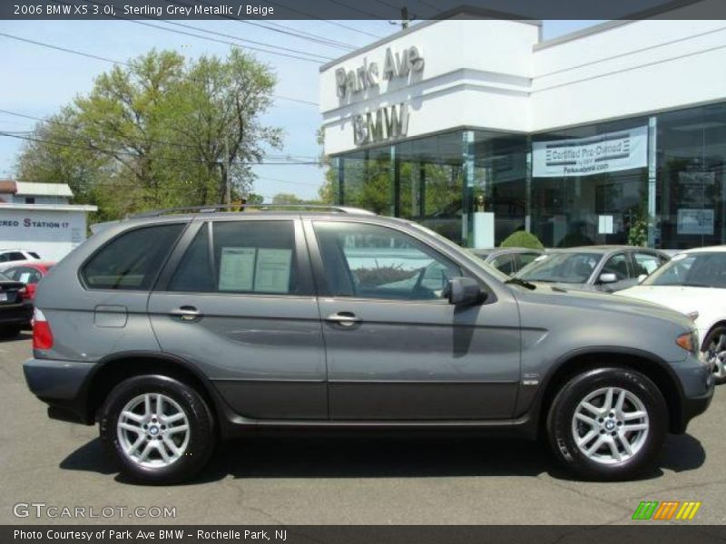 Sterling Grey Metallic / Beige 2006 BMW X5 3.0i