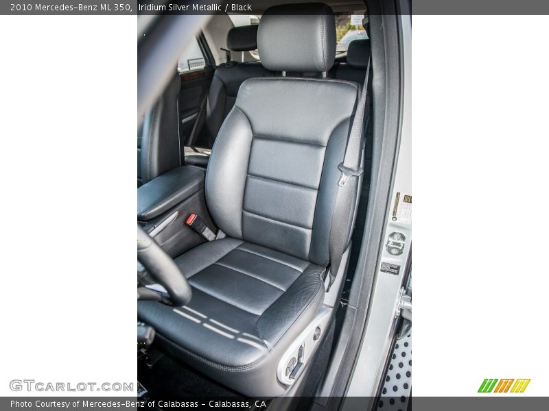 Iridium Silver Metallic / Black 2010 Mercedes-Benz ML 350