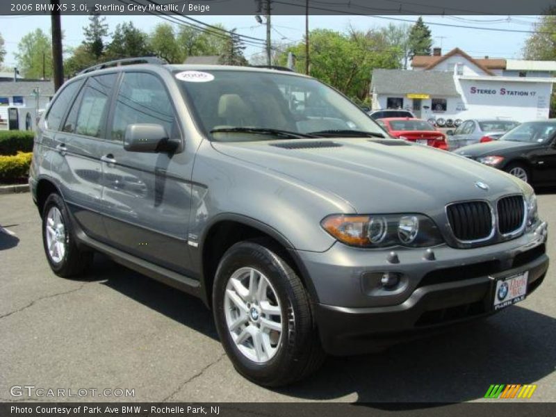 Sterling Grey Metallic / Beige 2006 BMW X5 3.0i