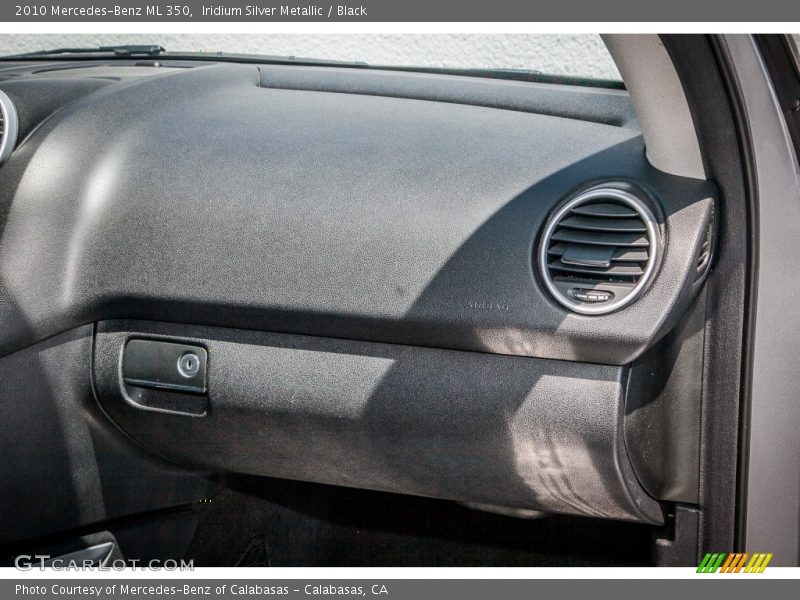 Iridium Silver Metallic / Black 2010 Mercedes-Benz ML 350