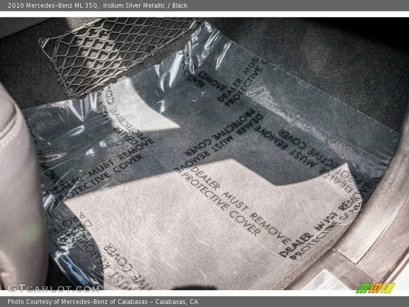 Iridium Silver Metallic / Black 2010 Mercedes-Benz ML 350