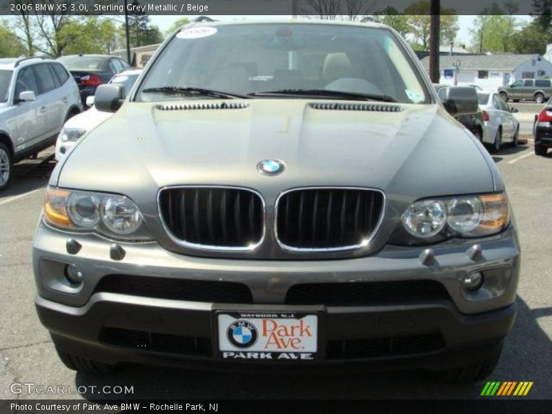 Sterling Grey Metallic / Beige 2006 BMW X5 3.0i