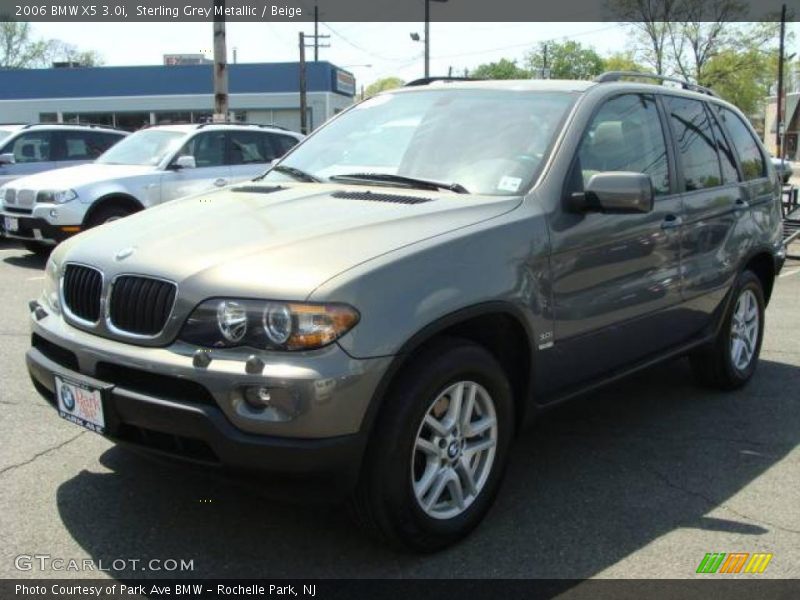 Sterling Grey Metallic / Beige 2006 BMW X5 3.0i