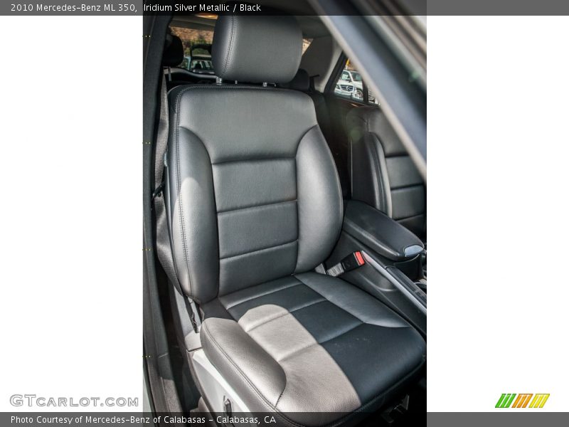 Iridium Silver Metallic / Black 2010 Mercedes-Benz ML 350
