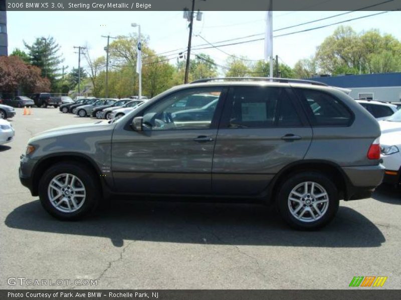 Sterling Grey Metallic / Beige 2006 BMW X5 3.0i