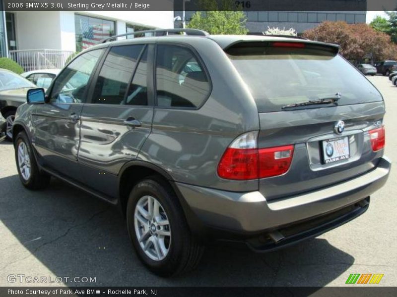 Sterling Grey Metallic / Beige 2006 BMW X5 3.0i