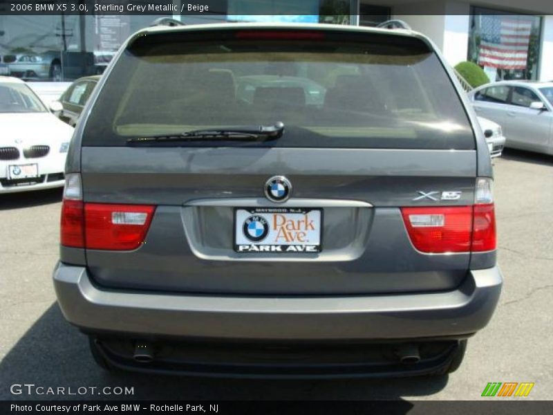 Sterling Grey Metallic / Beige 2006 BMW X5 3.0i