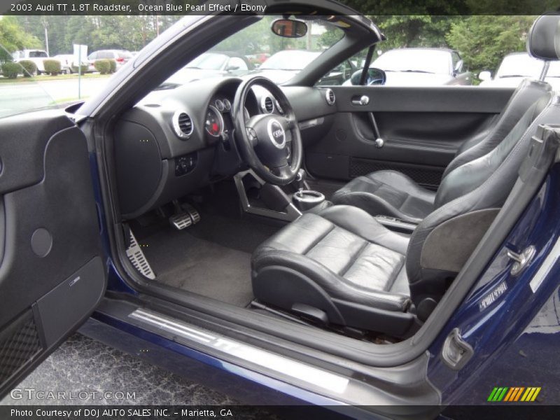  2003 TT 1.8T Roadster Ebony Interior
