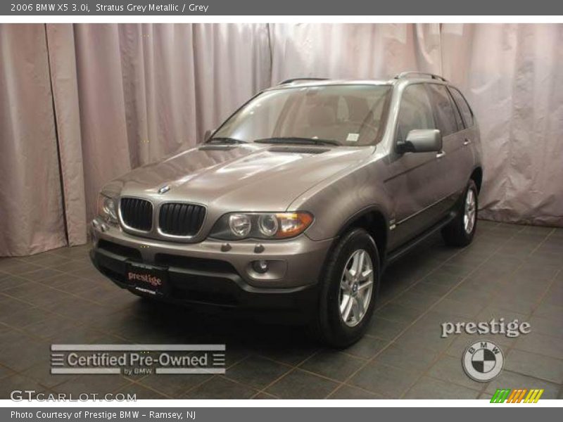 Stratus Grey Metallic / Grey 2006 BMW X5 3.0i