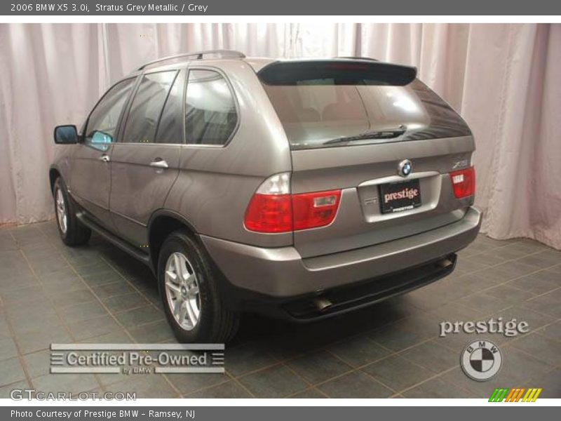 Stratus Grey Metallic / Grey 2006 BMW X5 3.0i