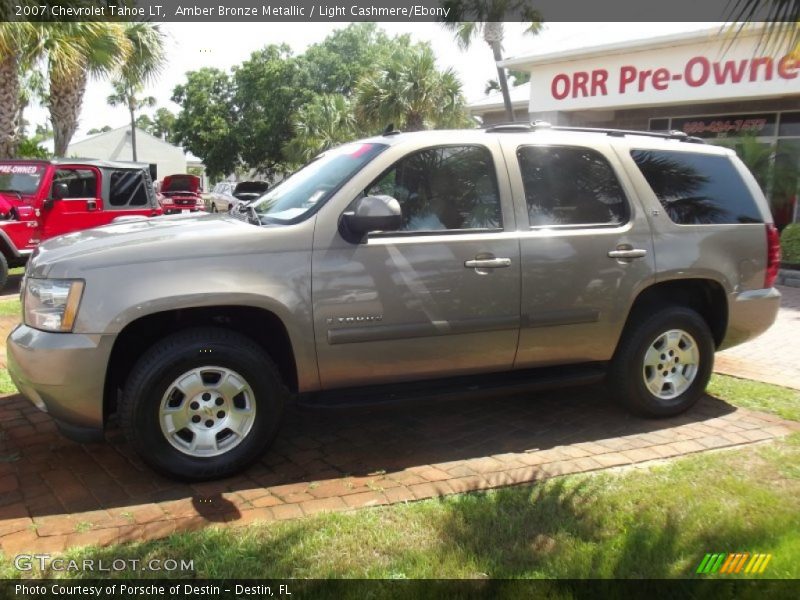 Amber Bronze Metallic / Light Cashmere/Ebony 2007 Chevrolet Tahoe LT