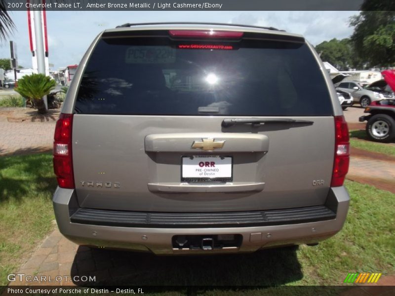 Amber Bronze Metallic / Light Cashmere/Ebony 2007 Chevrolet Tahoe LT