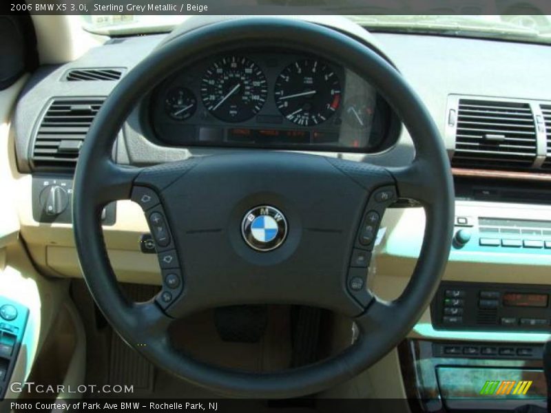 Sterling Grey Metallic / Beige 2006 BMW X5 3.0i