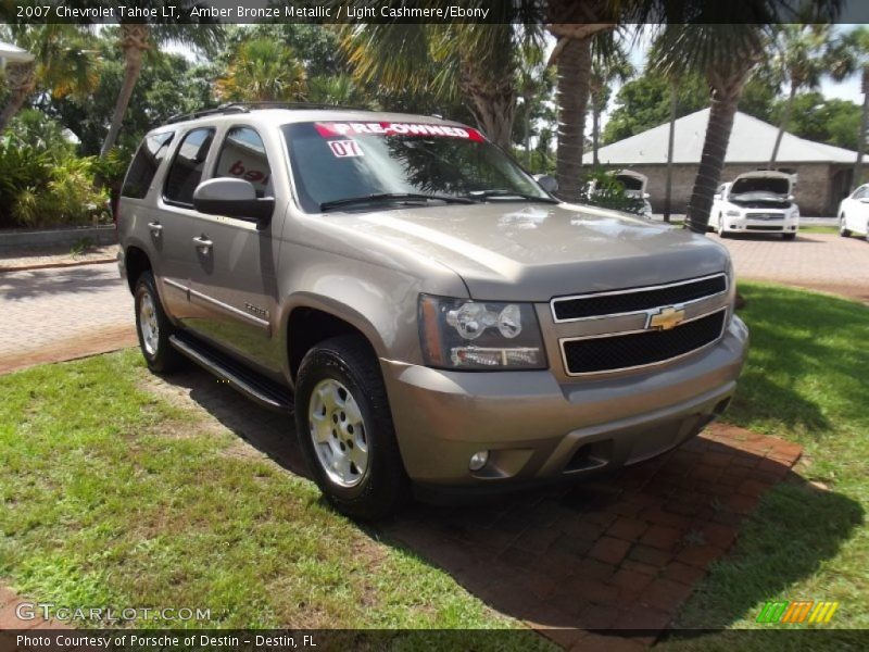 Amber Bronze Metallic / Light Cashmere/Ebony 2007 Chevrolet Tahoe LT