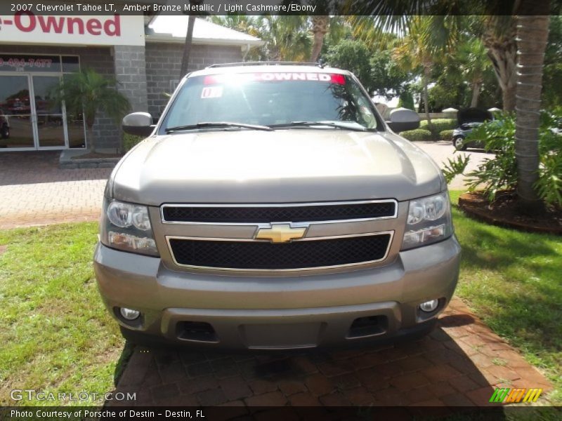 Amber Bronze Metallic / Light Cashmere/Ebony 2007 Chevrolet Tahoe LT