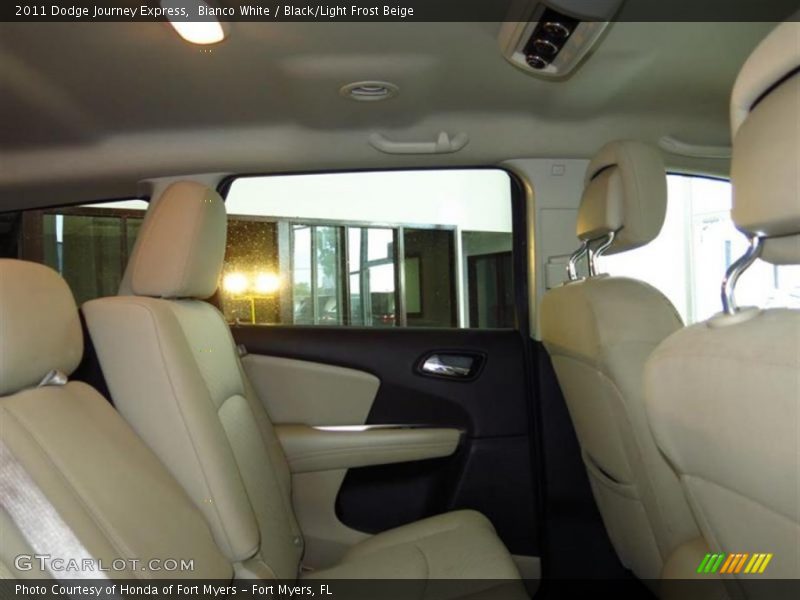 Bianco White / Black/Light Frost Beige 2011 Dodge Journey Express