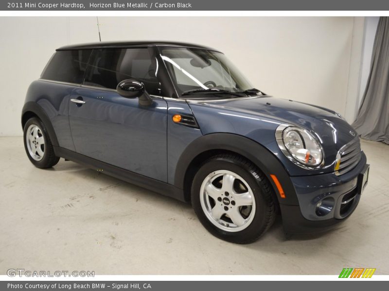 Horizon Blue Metallic / Carbon Black 2011 Mini Cooper Hardtop