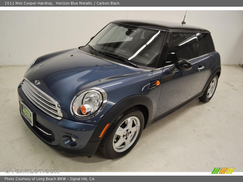 Horizon Blue Metallic / Carbon Black 2011 Mini Cooper Hardtop