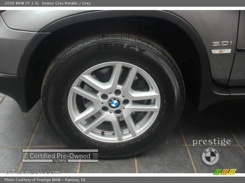 Stratus Grey Metallic / Grey 2006 BMW X5 3.0i