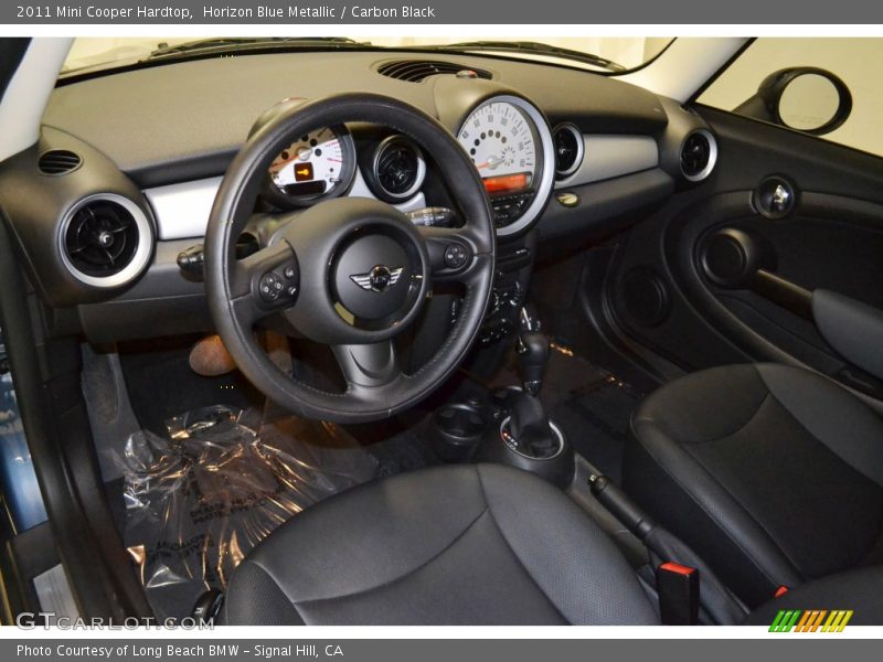 Horizon Blue Metallic / Carbon Black 2011 Mini Cooper Hardtop